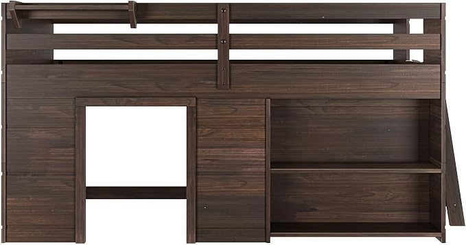 Max & Lily Modern Farmhouse Twin Low Loft Bed - Image 4