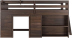 Max & Lily Modern Farmhouse Twin Low Loft Bed - Image 4