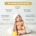 Happy Little Camper Ultra-Absorbent Natural Baby Diapers Size 3 - Image 4