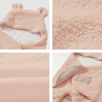 Baby Swaddle Blanket Boys Girls Cute Bear Plush Essential Receiving Blanket - Image 10
