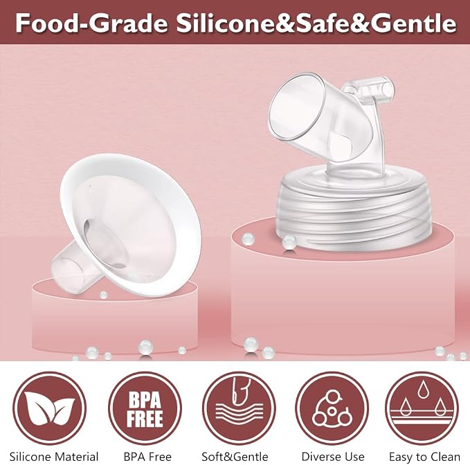 2 Packs 21mm Flange Set, Updated Soft Rim Shield and Wide Mouth Base Connector - Image 7