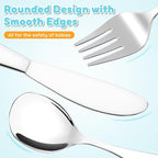 Lehoo Castle Kids Silverware Stainless Steel 6 Piece - Image 5