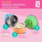 Elk and Friends Stainless Steel Bowls - Image 3