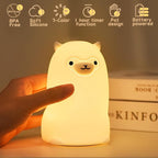 Tremdwoto Alpaca Night Light for Kids，7 Color Baby Nightlight - Image 3