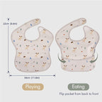 Soarwg Kids Baby Bibs, 5 Pack Waterproof Bibs - Image 2