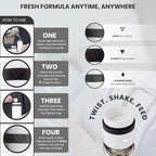 MILK & WATER All in One Baby Bottle & Baby Formula Dispenser On The Go - Image 6
