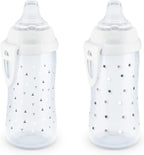 NUK Active Sippy Cup, 10 oz, 2 Pack, 12+ Months, Timeless Collection, Amazon by NUK