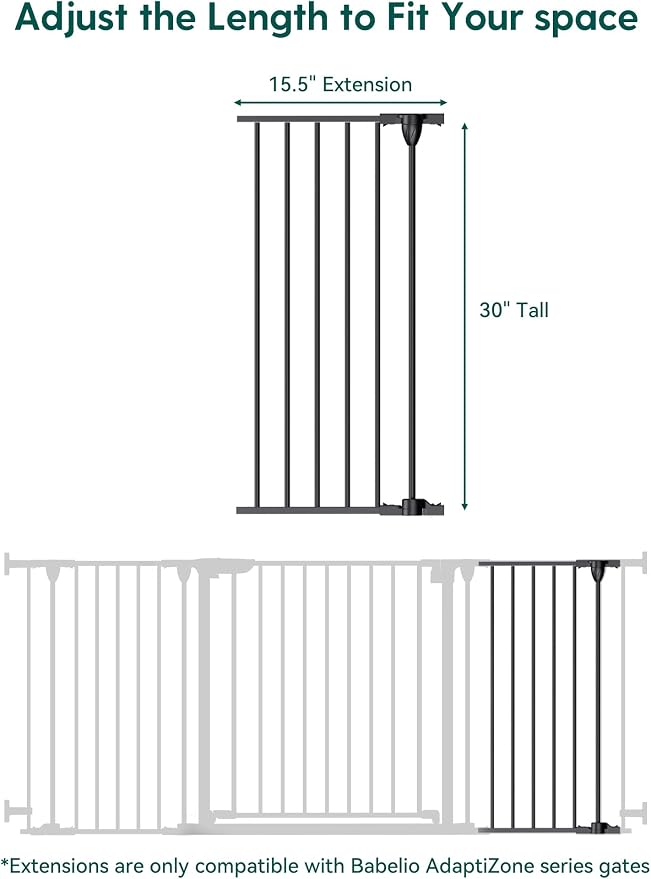 Babelio 15.5" Baby Gate Extension - Image 2