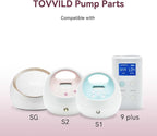 Breast Pump Parts for Spectra, Replace Duckbill Valves Tubes Backflow Protector - Image 2