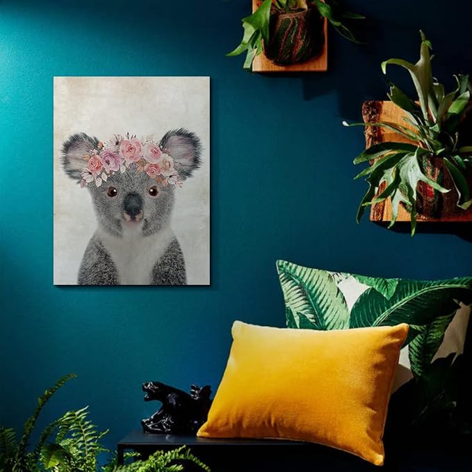 ORIDOMY Retro Koala Canvas Wall Art Country Animal Printing Funny Koala - Image 6
