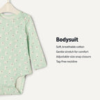 Amazon Essentials x Sofia Grainge Unisex Babies' Long Sleeve Crew Neck Bodysuit - Image 2