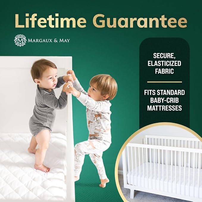 Margaux & May Crib Mattress Protector Pad - Image 7