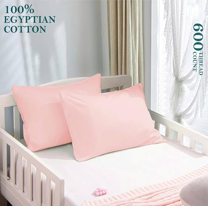 COTTON STICH 16x20 Small Pillowcase Zipper Closer Pillow case Set of 2 PC Mini - Image 5