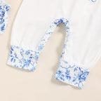 GRNSHTS Newborn Baby Girl Romper Infant Letter Print Jumpsuit Floral - Image 6