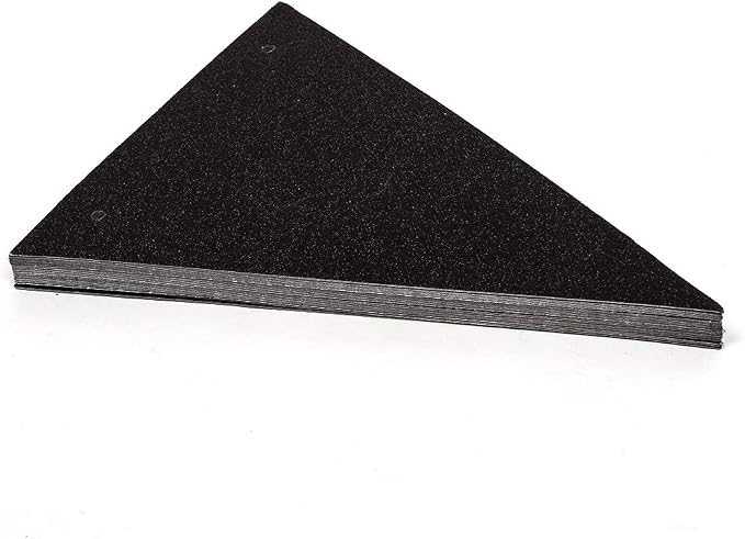 Black and Gold Pennant Banner - Image 3