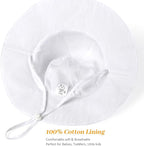 Baby Girl Sun Hat Summer Foldable Beach Hats - Image 3