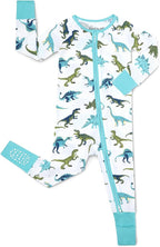 Bamboo Viscose Baby Convertible Footie Pajama, Zipper Pajamas by BabeeReshinee