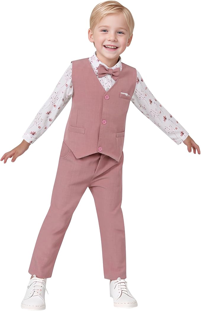 nilikastta Toddler Baby Boy Clothes Suit Gentleman Wedding Outfits Formal Dress - Image 3