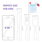 Lehoo Castle 6 Pieces Toddler Utensils, Kids Silverware - Image 8
