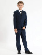 A&J DESIGN Boys 7-Piece Formal Suit Ring Bearer Outfit - Image 2