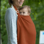 Muslin Nursing Covers for Breastfeeding, Arch Neckline Breast Feeding Covers - Image 8