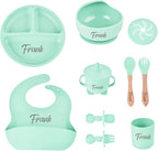 Personalized Silicone Baby Feeding Set by Unknown