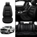 Seat Covers for Chevy Silverado 2500 2007-2025 | 5-Seats Leather Seat Covers - Image 2