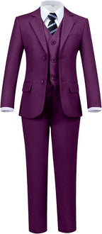 Boys' 5 Piece Formal Suit Set by Hipfun