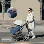 Muslin Nursing Covers for Breastfeeding, Arch Neckline Breast Feeding Covers - Image 7