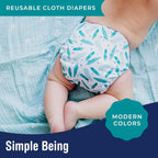 Simple Being Reusable Cloth Diapers, Double Gusset, One Size Adjustable - Image 8