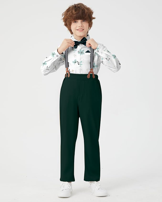 Toddler Boy Outfit Boy Dress Shirt - Image 4