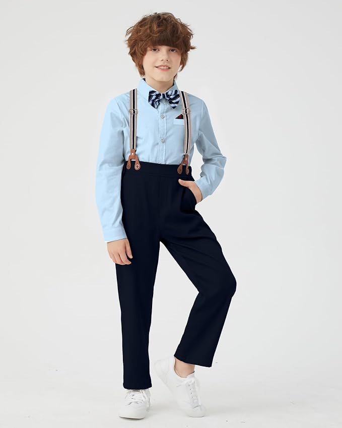 Toddler Boy Outfit Boy Dress Shirt - Image 5