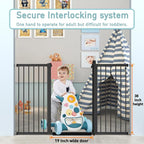 38.5" Extra Tall Pet Gate Pressure Mounted - Image 6