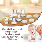 6pcs Duckbill Valves and 4pcs Silicone Diaphragm Compatible - Image 7