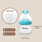 Glass Baby Bottles with Natural Response Nipple Size SS - Image 4