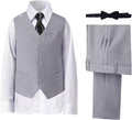 Boys' Suits Formal Slim Fit Tuxedo Boys Vest and Pants Set by DHTS