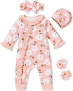 Aalizzwell Baby Girls Romper Outfit Fall Winter Clothes by Aalizzwell