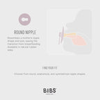 BIBS Pacifiers Colour Collection | Natural Rubber Baby Pacifier | Set of 2 - Image 3