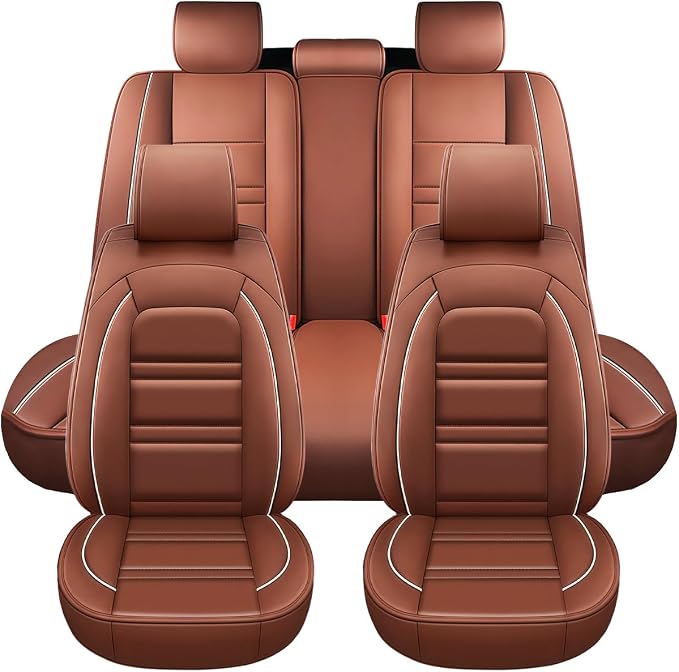 Seat Covers for Dodge Grand Caravan 1999-2020 | 5-Seats Leather Seat Covers by PACKMACH
