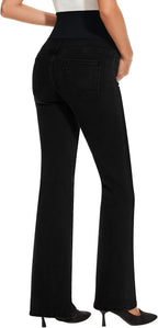 GLAMIX Women's Stretch Maternity Bootcut Jeans - Image 5