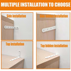 Anti Tip Furniture Anchors for Baby Pet Proofing, Furniture Wall Anchor - Image 3