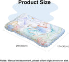 Reidio 1Pcs Toddler Pillow Double Sided Warm Plush & Minky Dot Fabric Kids - Image 2