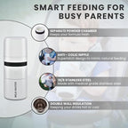 MILK & WATER All in One Baby Bottle & Baby Formula Dispenser On The Go - Image 4