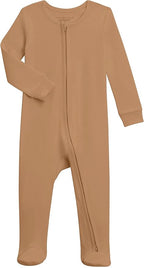 Colored Organics Baby Zip-Up Footed Sleeper by ColoredOrganics
