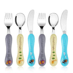 Lehoo Castle 6 Pieces Toddler Utensils, Kids Silverware by LehooCastle