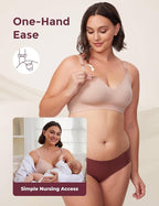 Momcozy Nursing Bras for Breastfeeding, YN21 Seamless Ultra Comfort Maternity - Image 7