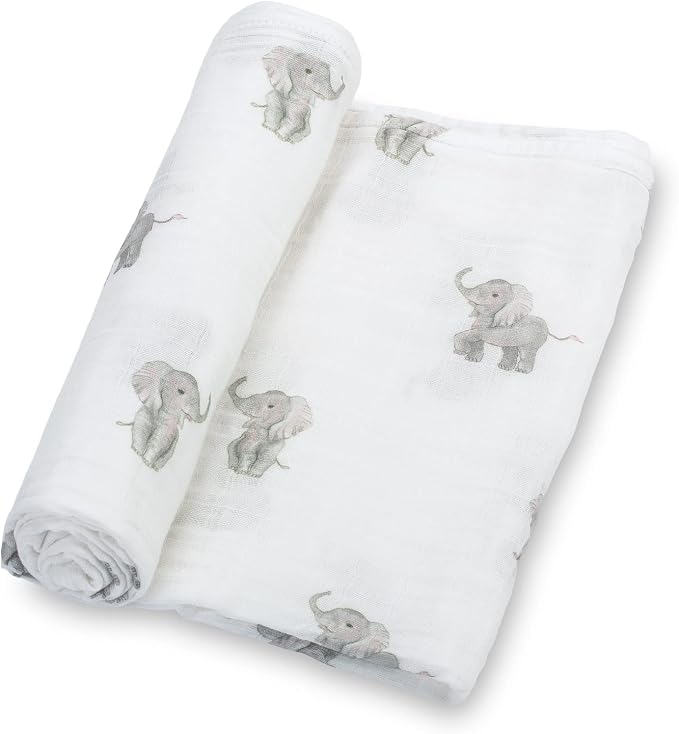 LollyBanks Muslin Swaddle Blankets, Large 47 x 47 Inches Baby Blanket by LollyBanks