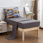 NTBED 4 Pieces Construction Toddler Bedding Set - Image 4