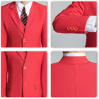JPF Boy's Formal Suit Set Slim Fit Kids Tuxedo Suits - Image 5
