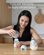 Wearable Breastfeeding Pump, Breast Pump Hands Free - Image 4